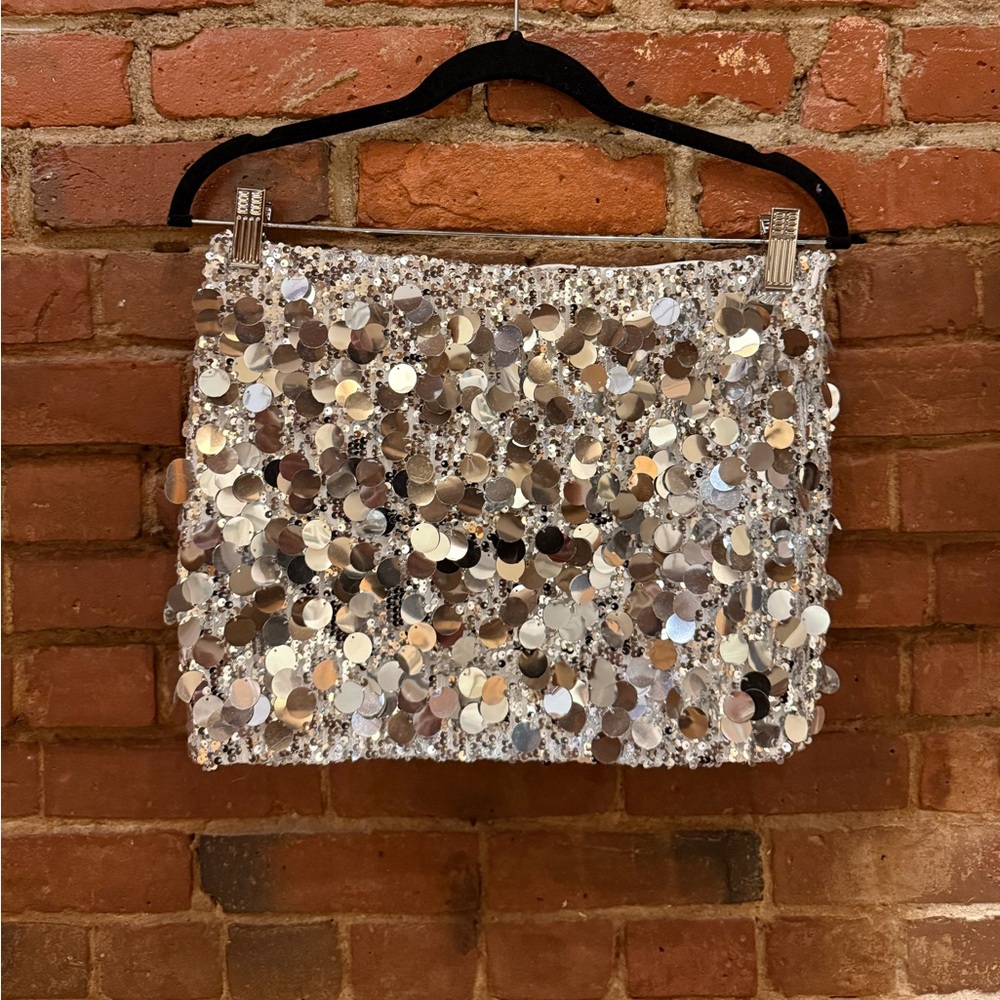EDIKTED Sabrina Kia Sequin Skirt